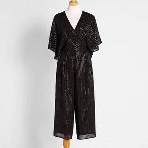 ModCloth | Twinkle like Starlight Wide-Leg Jumpsuit Size Large